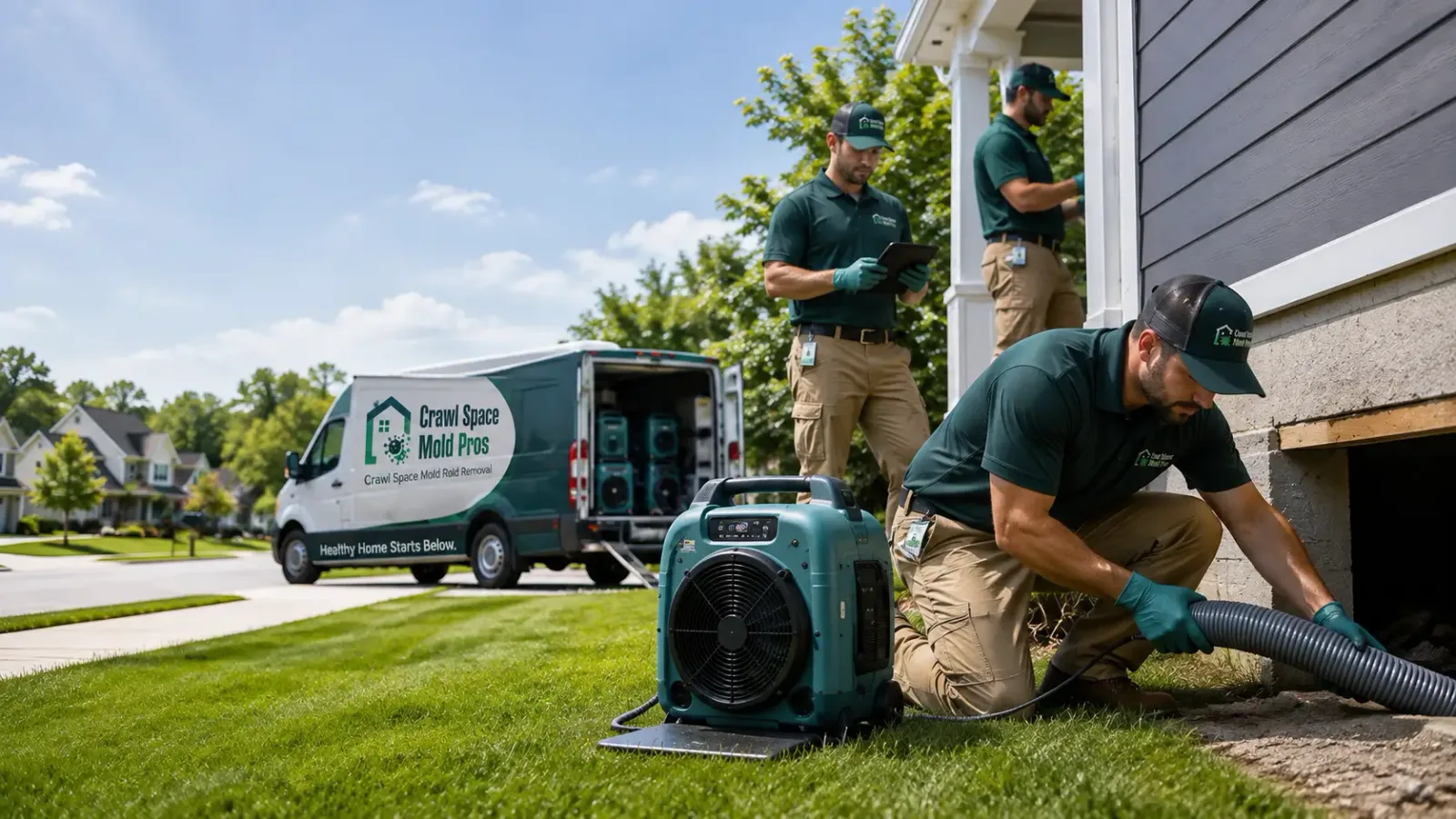 Crawl Space Mold Removal in Byrnedale, PA